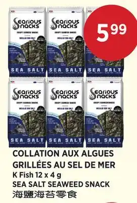 Kim Phat K Fish SEA SALT SEAWEED SNACK offer