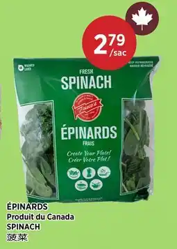 Kim Phat SPINACH offer