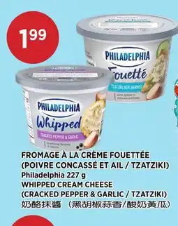 Kim Phat Philadelphia WHIPPED CREAM CHEESE (CRACKED PEPPER & GARLIC / TZATZIKI) offer
