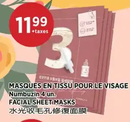 Kim Phat Numbuzin FACIAL SHEET MASKS offer