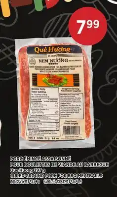 Kim Phat Que Huong CURED GROUND PORK FOR BBQ MEATBALLS offer