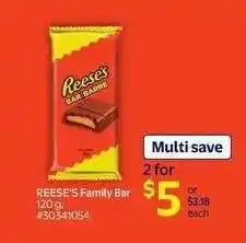 Walmart REESE'S Family Bar offer