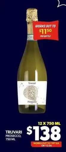 Real Canadian Liquorstore Truvari Prosecco offer