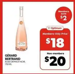 Real Canadian Liquorstore Gérard Bertrand Rosé or Pinot Noir offer