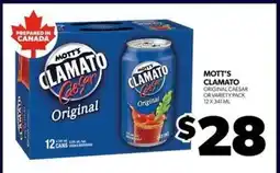 Real Canadian Liquorstore Mott's Clamato offer