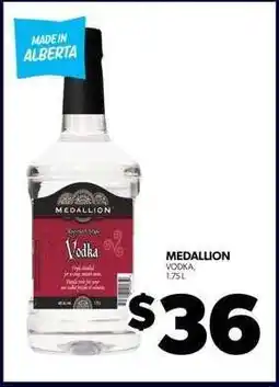 Real Canadian Liquorstore Medallion Vodka offer