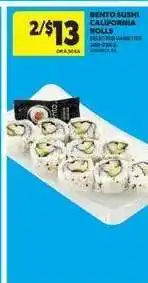 Real Canadian Superstore Bento Sushi California Rolls offer