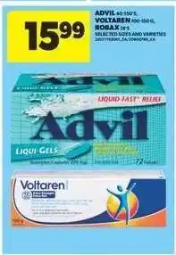 Real Canadian Superstore Advil, Voltaren, Robax offer