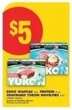 No Frills EGGO WAFFLES or CHAPMAN'S YUKON NOVELTIES offer
