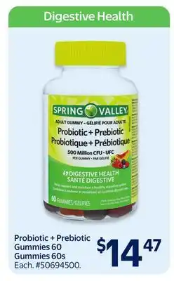 Walmart Spring Valley Gummies 60s offer