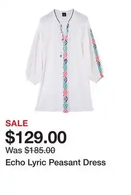 TSC Stores Echo Lyric Peasant Dress offer