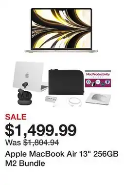 TSC Stores Apple MacBook Air 13 256GB M2 Bundle offer