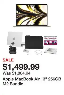 TSC Stores Apple MacBook Air 13 256GB M2 Bundle offer