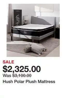 TSC Stores Hush Polar Plush Mattress offer