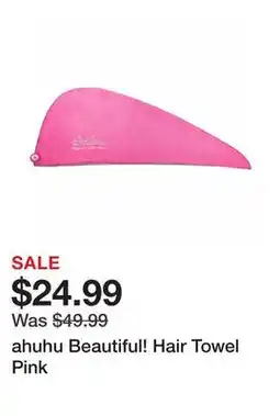 TSC Stores ahuhu Beautiful! Hair Towel Pink offer