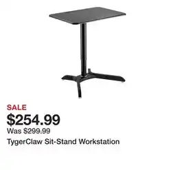 TSC Stores TygerClaw Sit-Stand Workstation offer