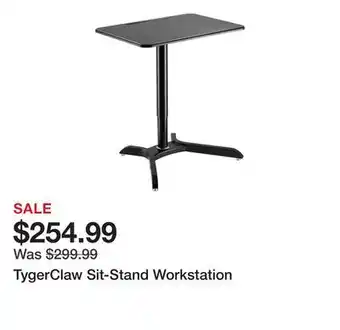 TSC Stores TygerClaw Sit-Stand Workstation offer