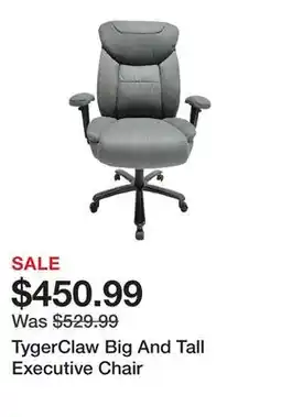 TSC Stores TygerClaw Big And Tall Executive Chair offer