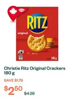 Voilà Christie Ritz Original Crackers 180 g offer
