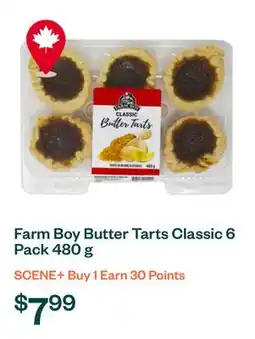 Voilà Farm Boy Butter Tarts Classic 6 Pack 480 g offer