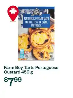 Voilà Farm Boy Tarts Portuguese Custard 450 g offer