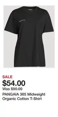Holt Renfrew PANGAIA 365 Midweight Organic Cotton T-Shirt offer