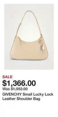 Holt Renfrew GIVENCHY Small Lucky Lock Leather Shoulder Bag offer