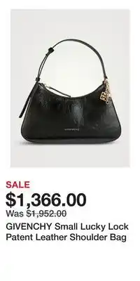 Holt Renfrew GIVENCHY Small Lucky Lock Patent Leather Shoulder Bag offer