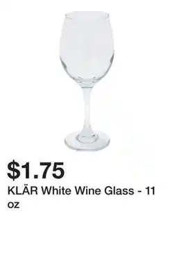 Dollarama KLÄR White Wine Glass - 11 oz offer