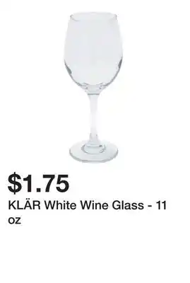 Dollarama KLÄR White Wine Glass - 11 oz offer