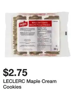 Dollarama LECLERC Maple Cream Cookies offer