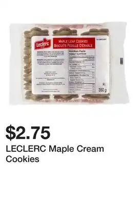 Dollarama LECLERC Maple Cream Cookies offer