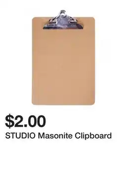 Dollarama STUDIO Masonite Clipboard offer