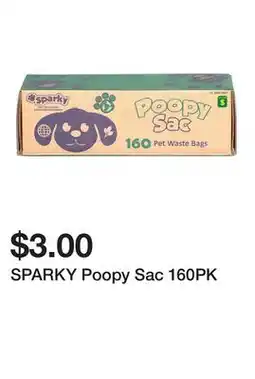 Dollarama SPARKY Poopy Sac 160PK offer