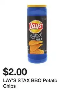 Dollarama LAY'S STAX BBQ Potato Chips offer
