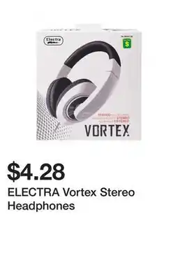 Dollarama ELECTRA Vortex Stereo Headphones offer