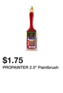 Dollarama PROPAINTER 2.5 Paintbrush offer