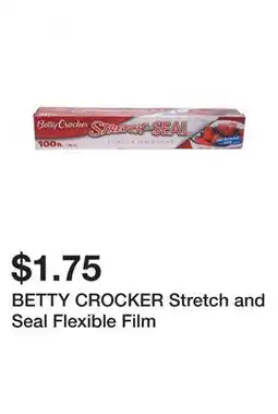 Dollarama BETTY CROCKER Stretch and Seal Flexible Film offer
