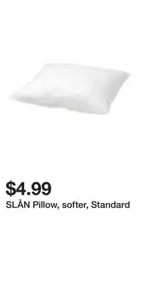 IKEA SLÅN Pillow, softer, Standard offer