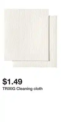 IKEA TRIXIG Cleaning cloth offer