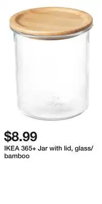IKEA IKEA 365+ Jar with lid, glass/bamboo offer