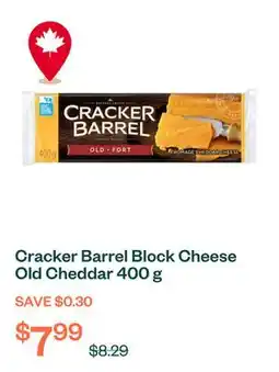 Voilà Cracker Barrel Block Cheese Old Cheddar 400 g offer