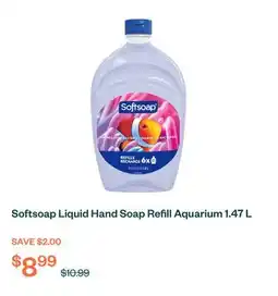 Voilà Softsoap Liquid Hand Soap Refill Aquarium 1.47 L offer