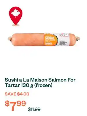 Voilà Sushi a La Maison Salmon For Tartar 130 g (frozen) offer