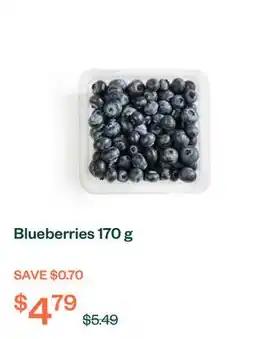 Voilà Blueberries 170 g offer