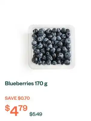 Voilà Blueberries 170 g offer
