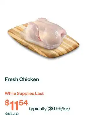 Voilà Fresh Chicken offer