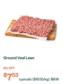 Voilà Ground Veal Lean offer
