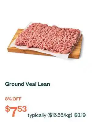 Voilà Ground Veal Lean offer
