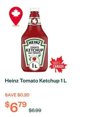 Voilà Heinz Tomato Ketchup 1 L offer